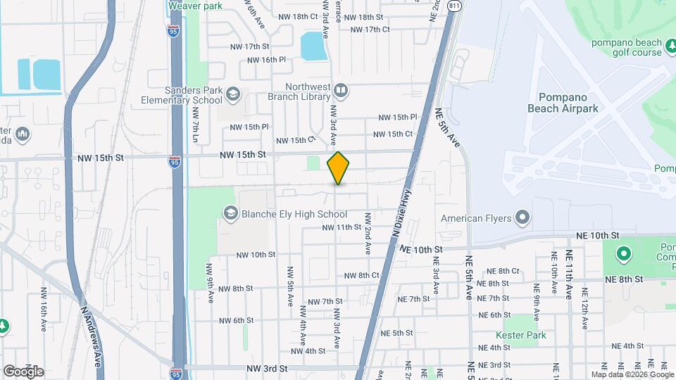 245 NW 12th Ct Map and Location Details