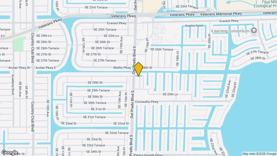 1608 SE 28th Terrace Map and Location Details