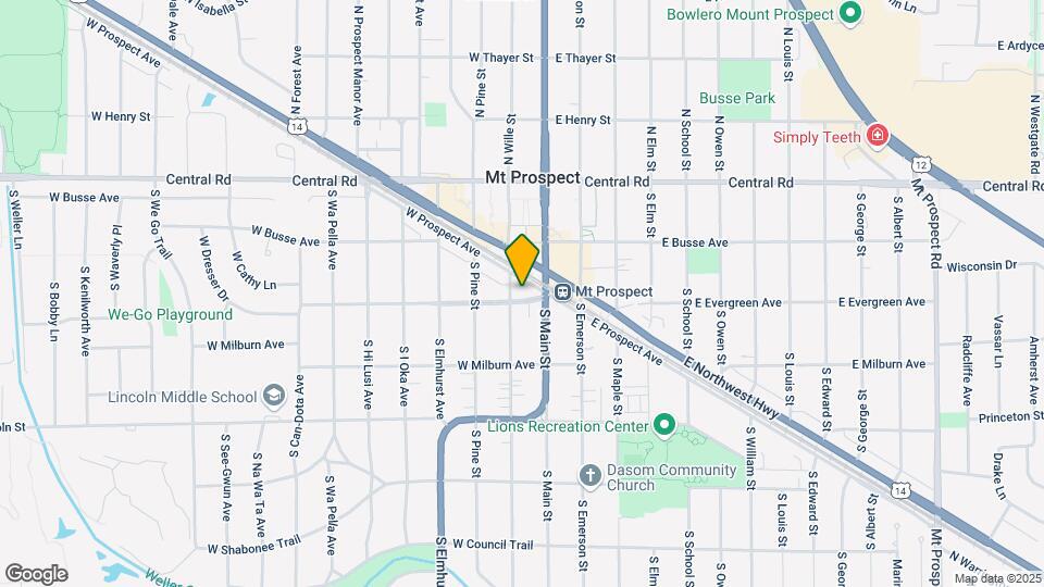 11 W Prospect Ave Map and Location Details