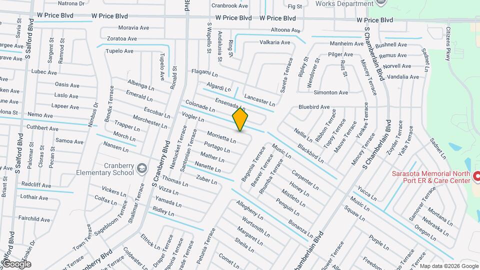 2565 Vogler Ln Map and Location Details