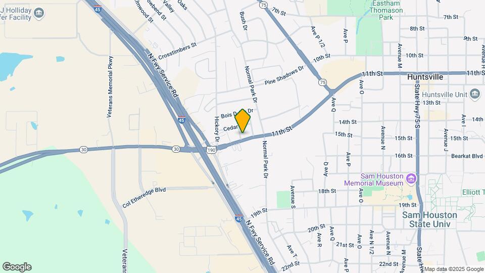 1021 Oak Dr Map and Location Details