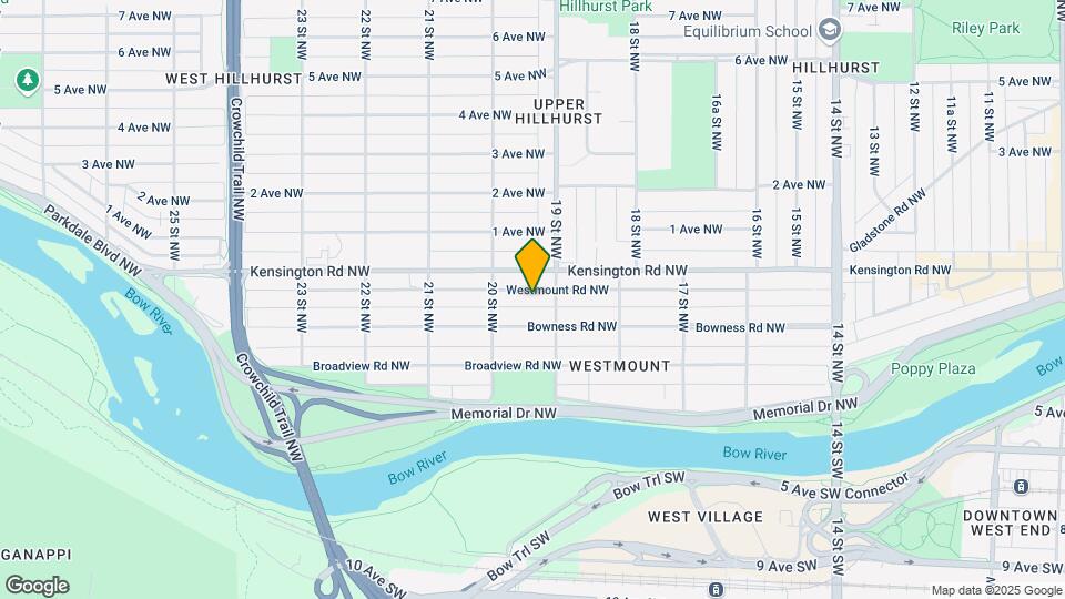 2013 Westmount Rd NW Map and Location Details