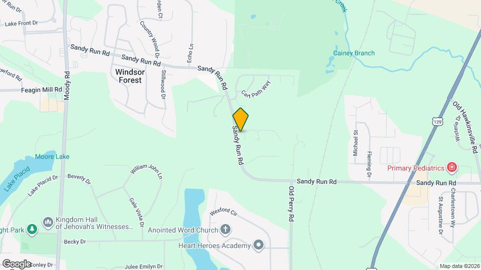 100 Sunchase Ct Map and Location Details