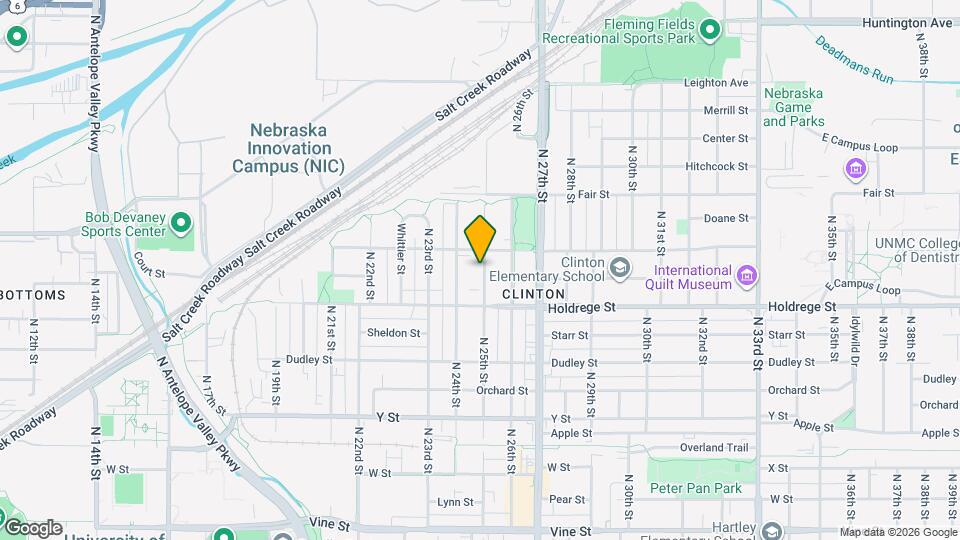 1601 N 25th St Map and Location Details