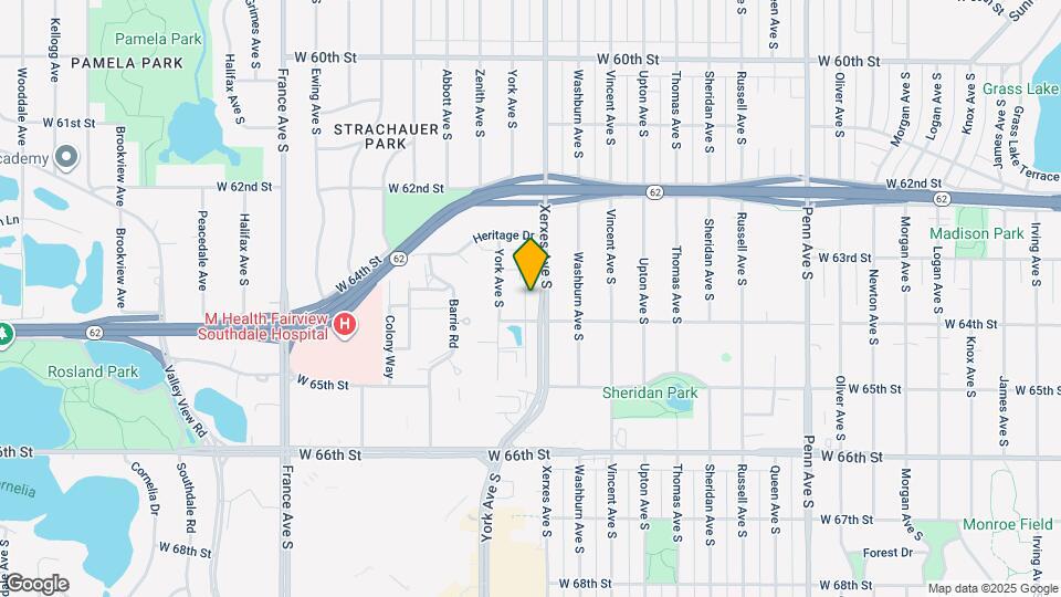 6332 Xerxes Ave S Map and Location Details