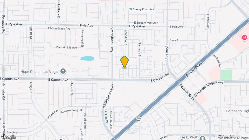 10424 Palm Village St Map and Location Details