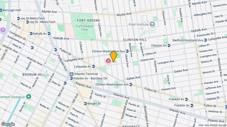 71 Greene Ave Map and Location Details