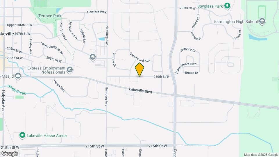 Country Lane Townhomes Map and Location Details