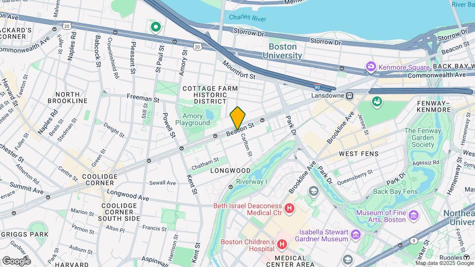 1059 Beacon St, Unit 7 Mapa y Detalles de la Ubicación