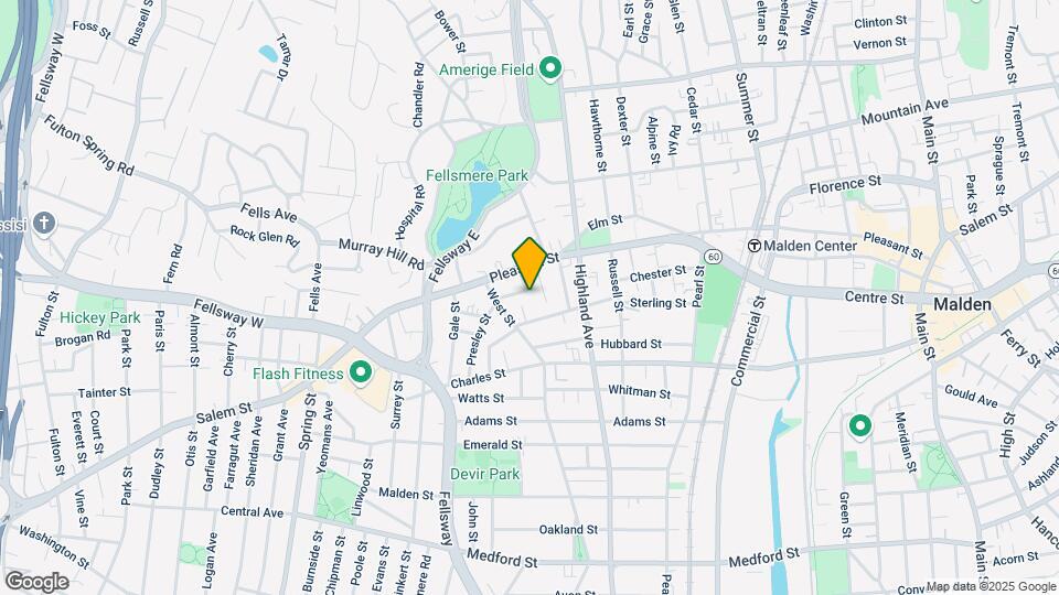 33 Estey St, Unit # 1 Map and Location Details