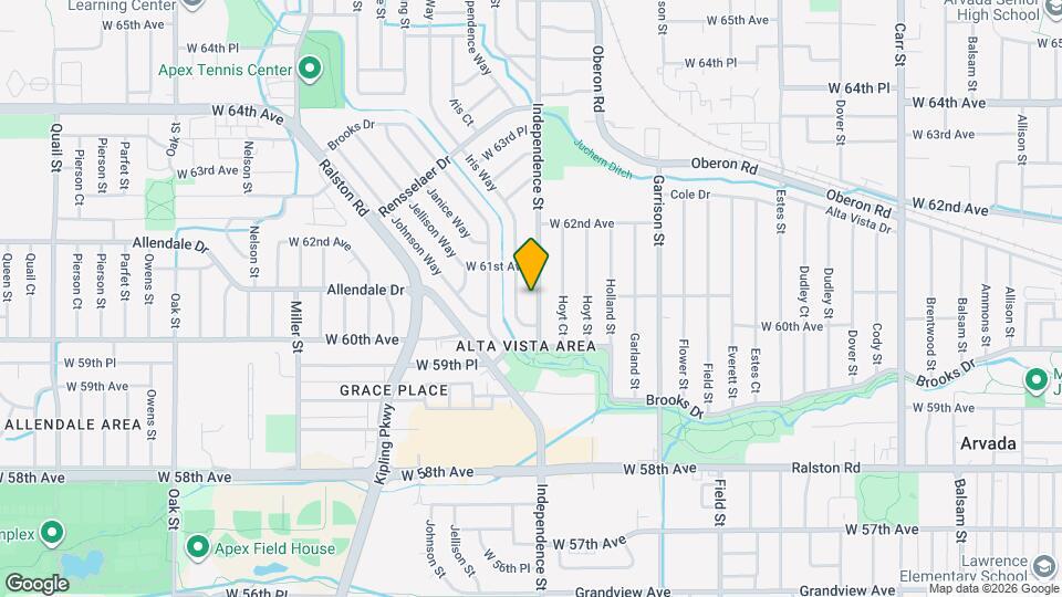 6047 Independence St Map and Location Details