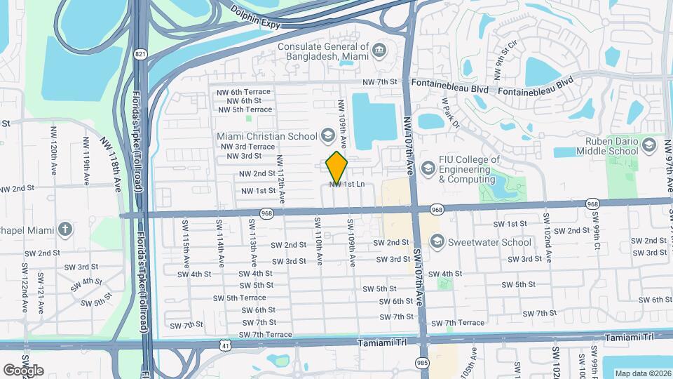 53 NW 109th Ct Map and Location Details