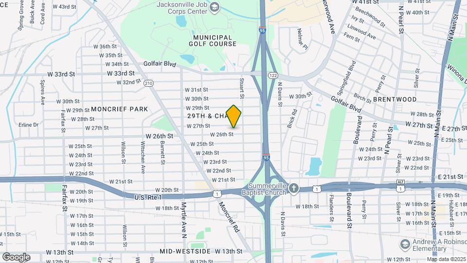 1109 W 26th St Map and Location Details