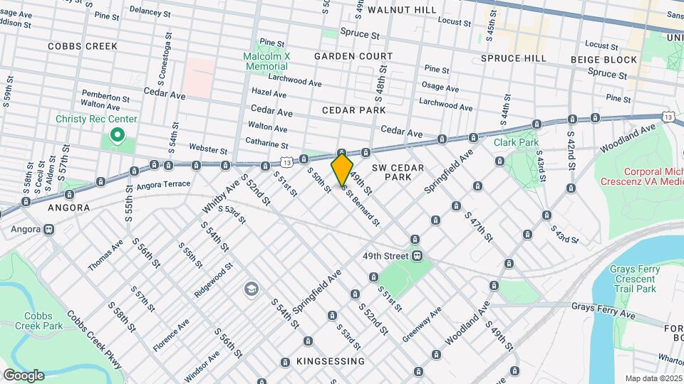 808 S Saint Bernard St Map and Location Details