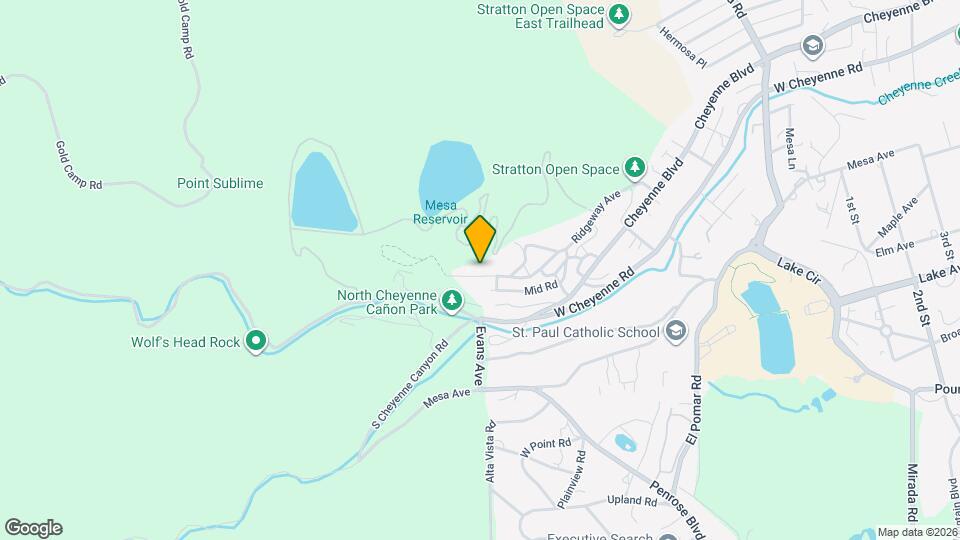 2036 Ridgeway Ave Map and Location Details