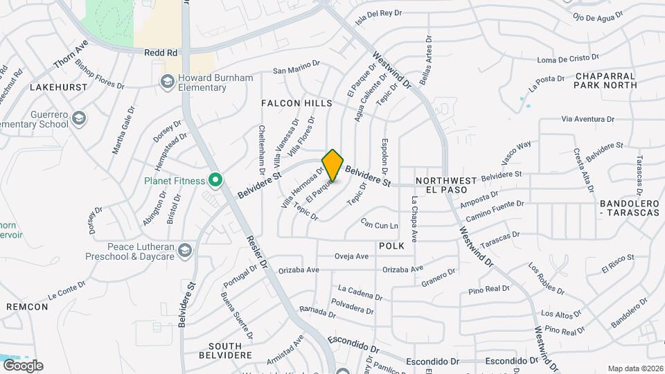 678 El Parque Dr Map and Location Details