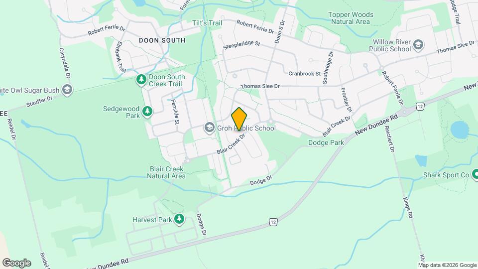 596 Blair Creek Dr Map and Location Details