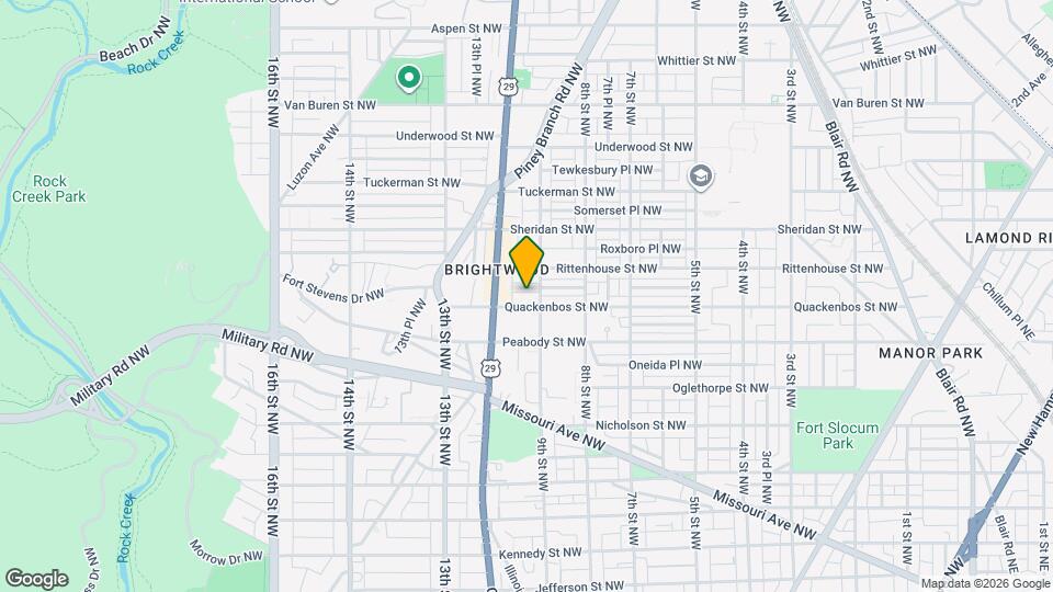 905 Quackenbos St NW Map and Location Details