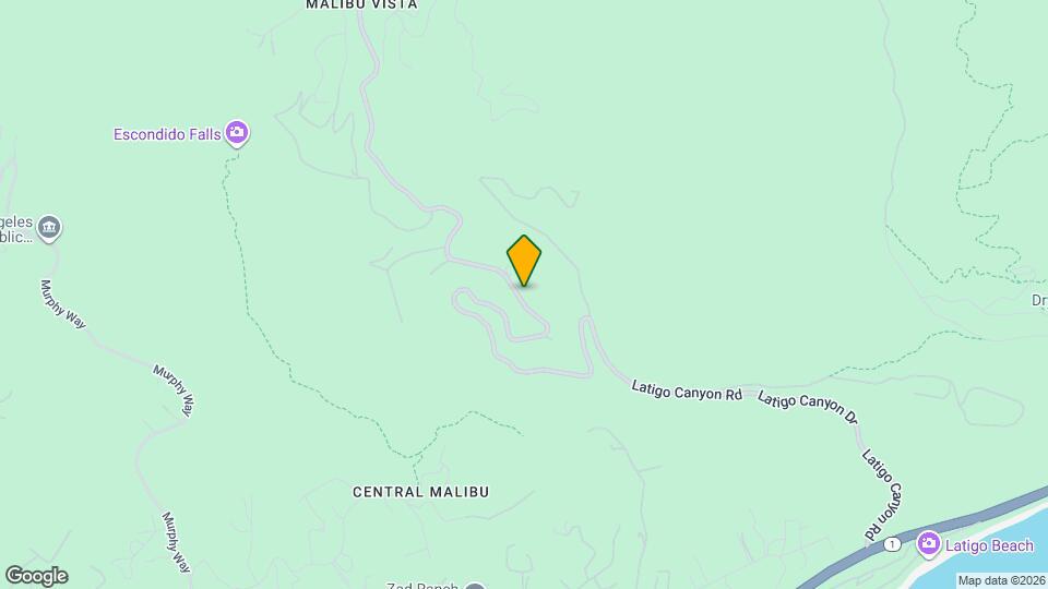 4970 Latigo Canyon Rd Map and Location Details