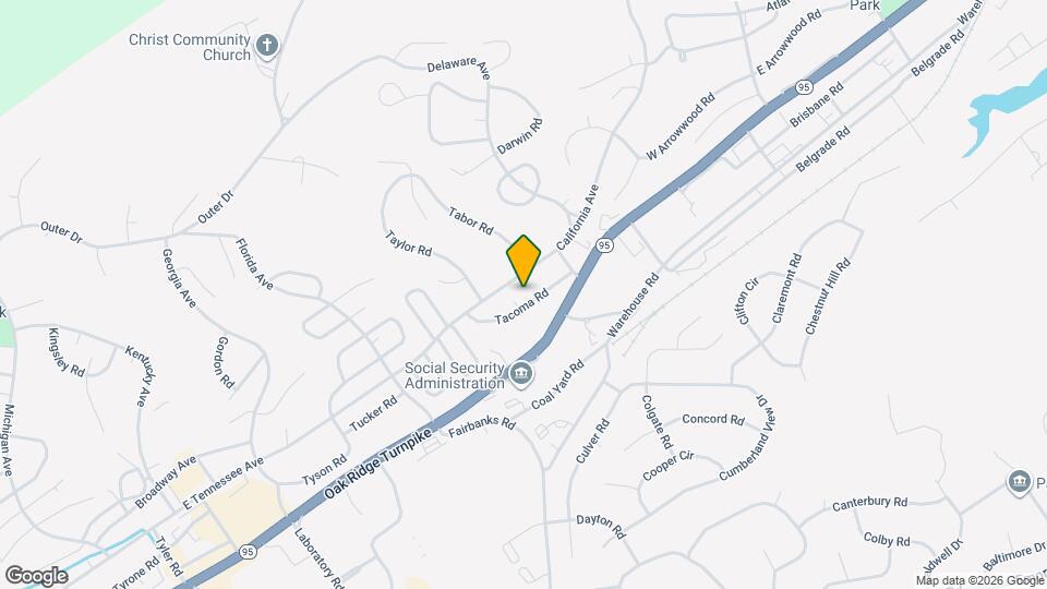 124 Tacoma Rd, Unit 124 Tacoma Rd, Oak Ridge, Map and Location Details