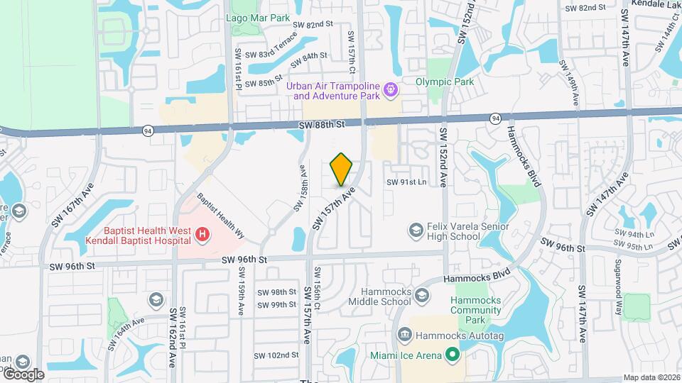 9229 SW 157th Ct Mapa y Detalles de la Ubicación