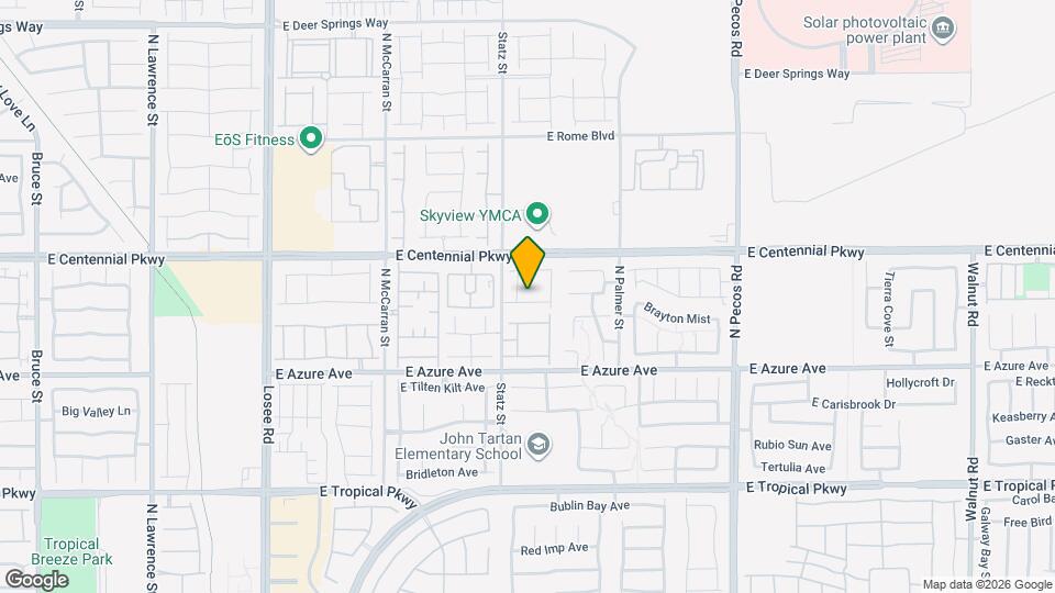 3028 Misty Pine Ave. Map and Location Details