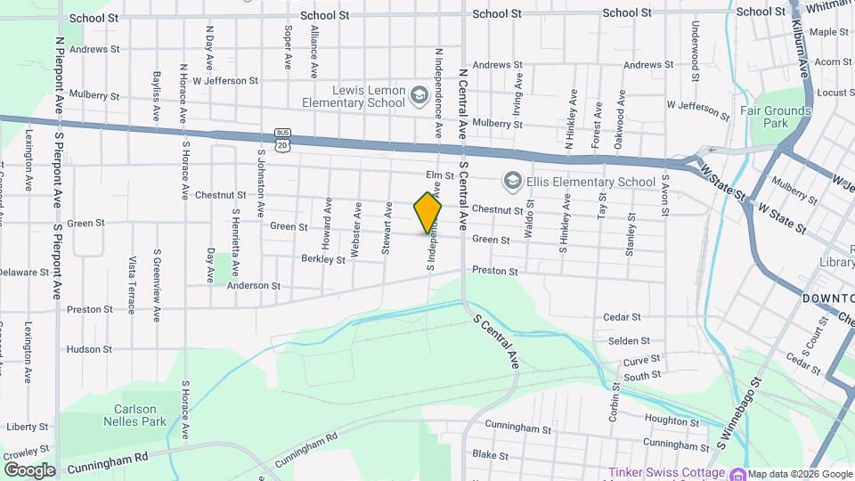 401 S Independence Ave Map and Location Details