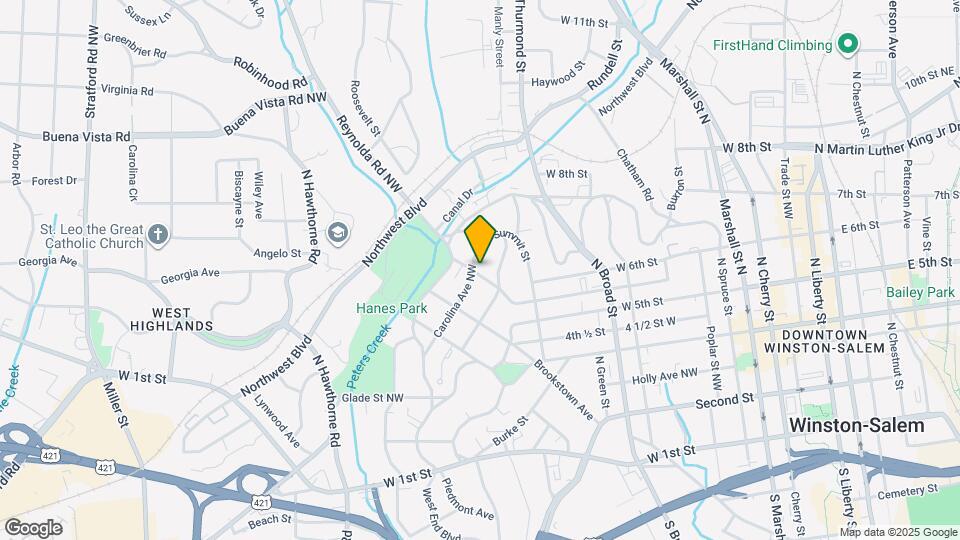 840 Carolina Ave NW Map and Location Details