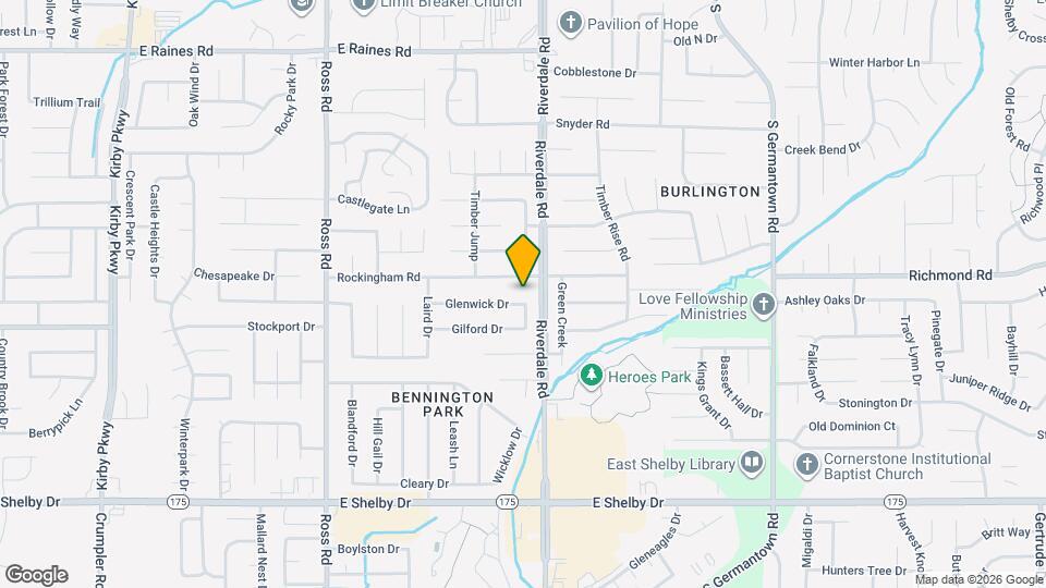 6934 Glenwick Dr Mapa y Detalles de la Ubicación