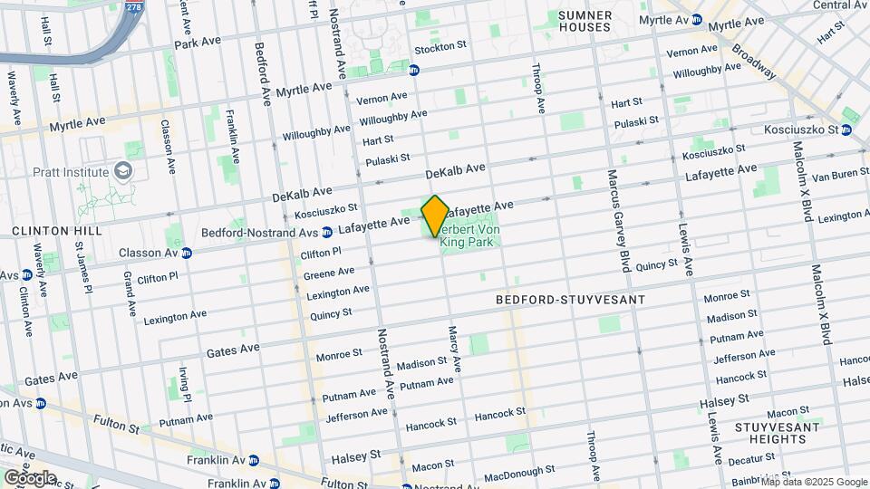 722 Marcy Avenue Map and Location Details