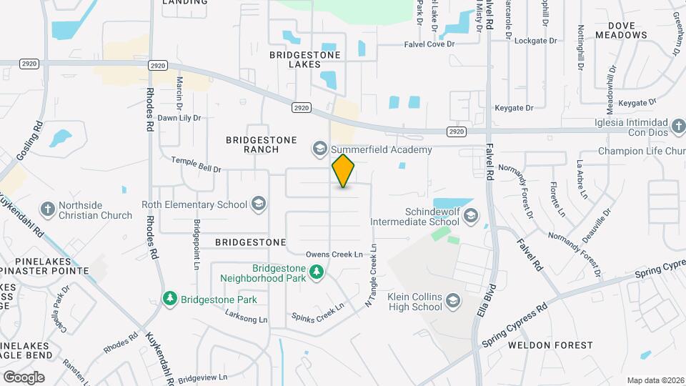 4306 Stallion Brook Ln Map and Location Details