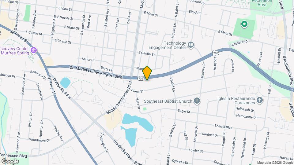 1302 Dr. Martin Luther King Jr. Blvd Map and Location Details