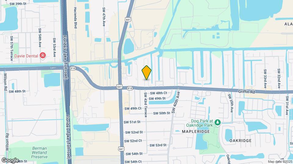 4750-4760 SW 43rd Ter Map and Location Details