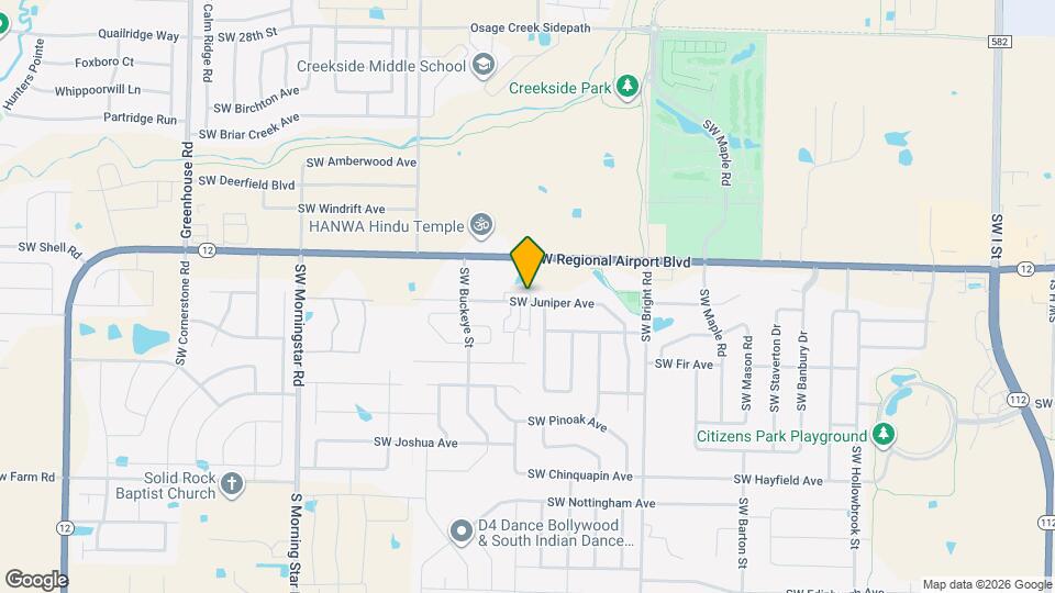 2304 SW Juniper Ave Map and Location Details