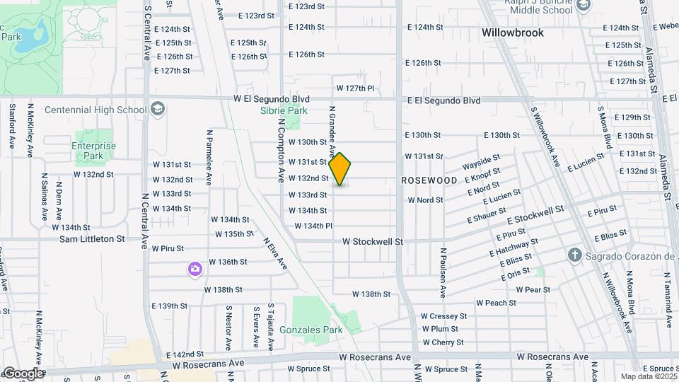 941 W 133rd St Map and Location Details