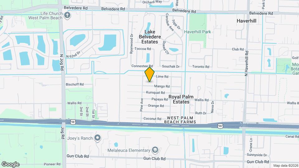 5807 Mango Rd Map and Location Details