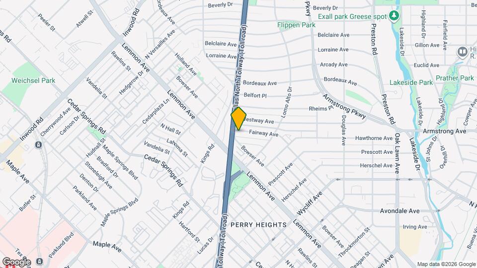 4551 Fairway Ave Map and Location Details