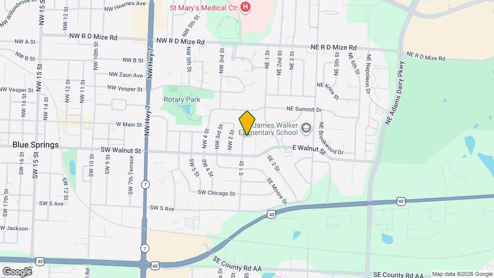 106 N 1st St Mapa y Detalles de la Ubicación