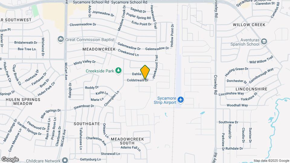 2525 Coldstream Dr Map and Location Details