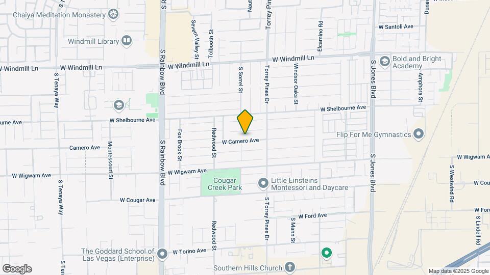 6586 W Camero Ave Map and Location Details