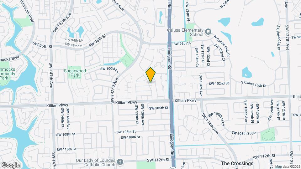 13827 SW 102nd Terrace Map and Location Details