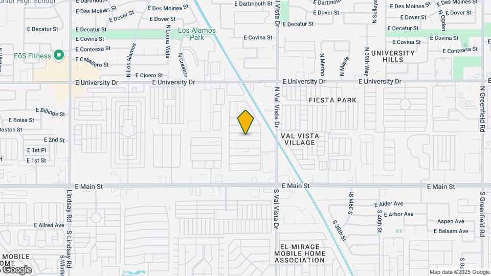 120 N Val Vista Dr Map and Location Details