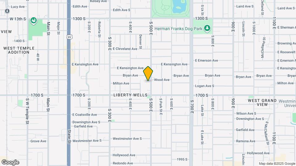 1590 S 500 E Map and Location Details