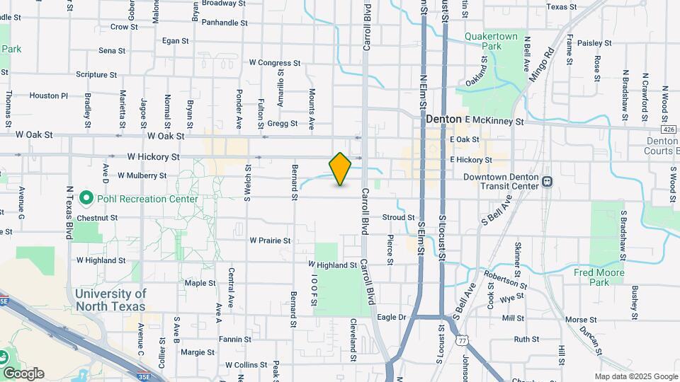 610 W Sycamore St Map and Location Details