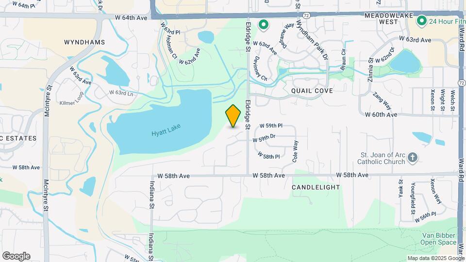 5989 Eldridge Ct Map and Location Details