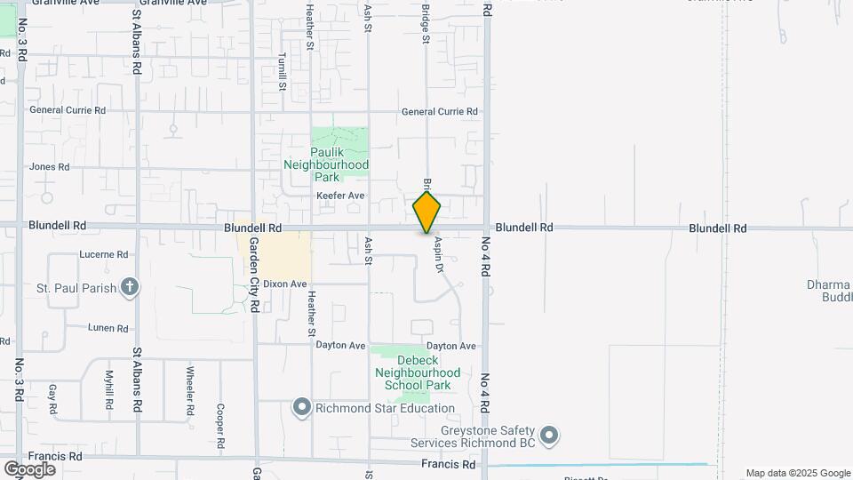 9580 Blundell Rd Map and Location Details