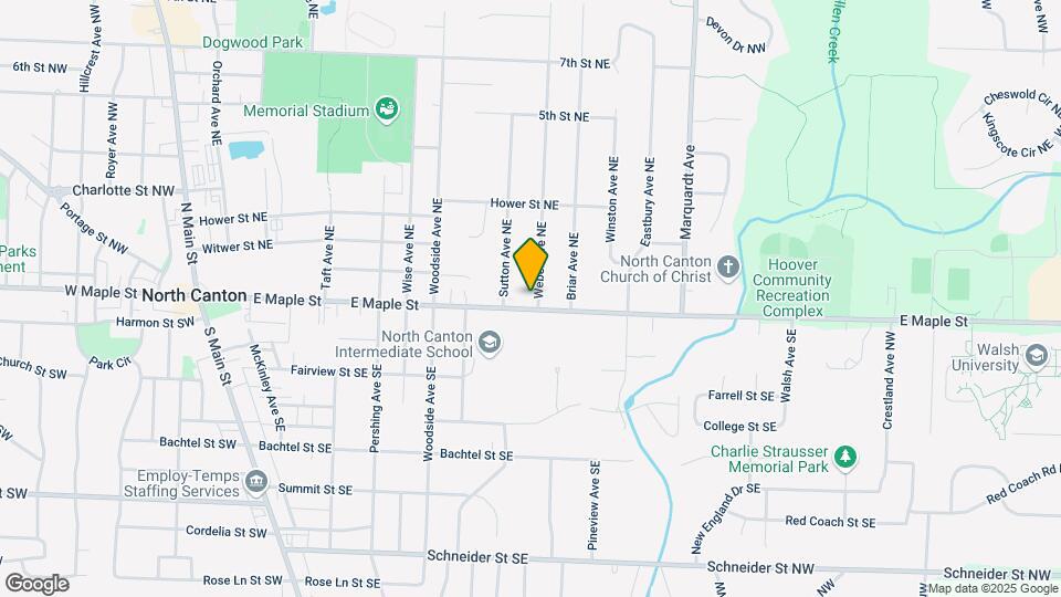 907 E Maple St, Unit East Maple Duplex Unit 2 Map and Location Details