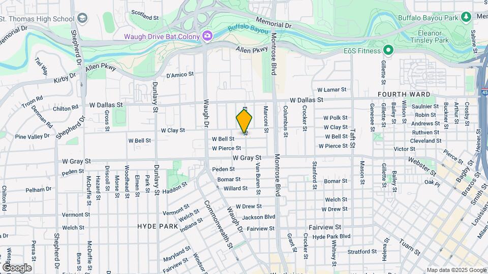 1320 Eberhard St Map and Location Details