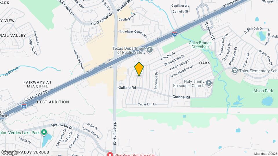 6210 Glenmoor Dr Map and Location Details