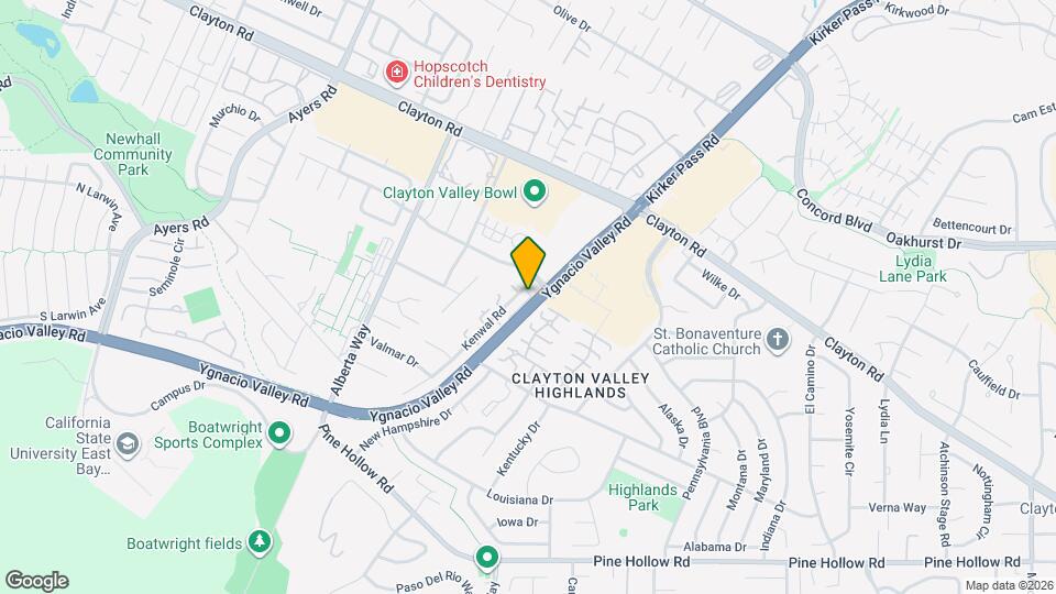 1410 Kenwal Rd Map and Location Details